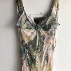 Diane con Furstenberg low back formal evening dress 4